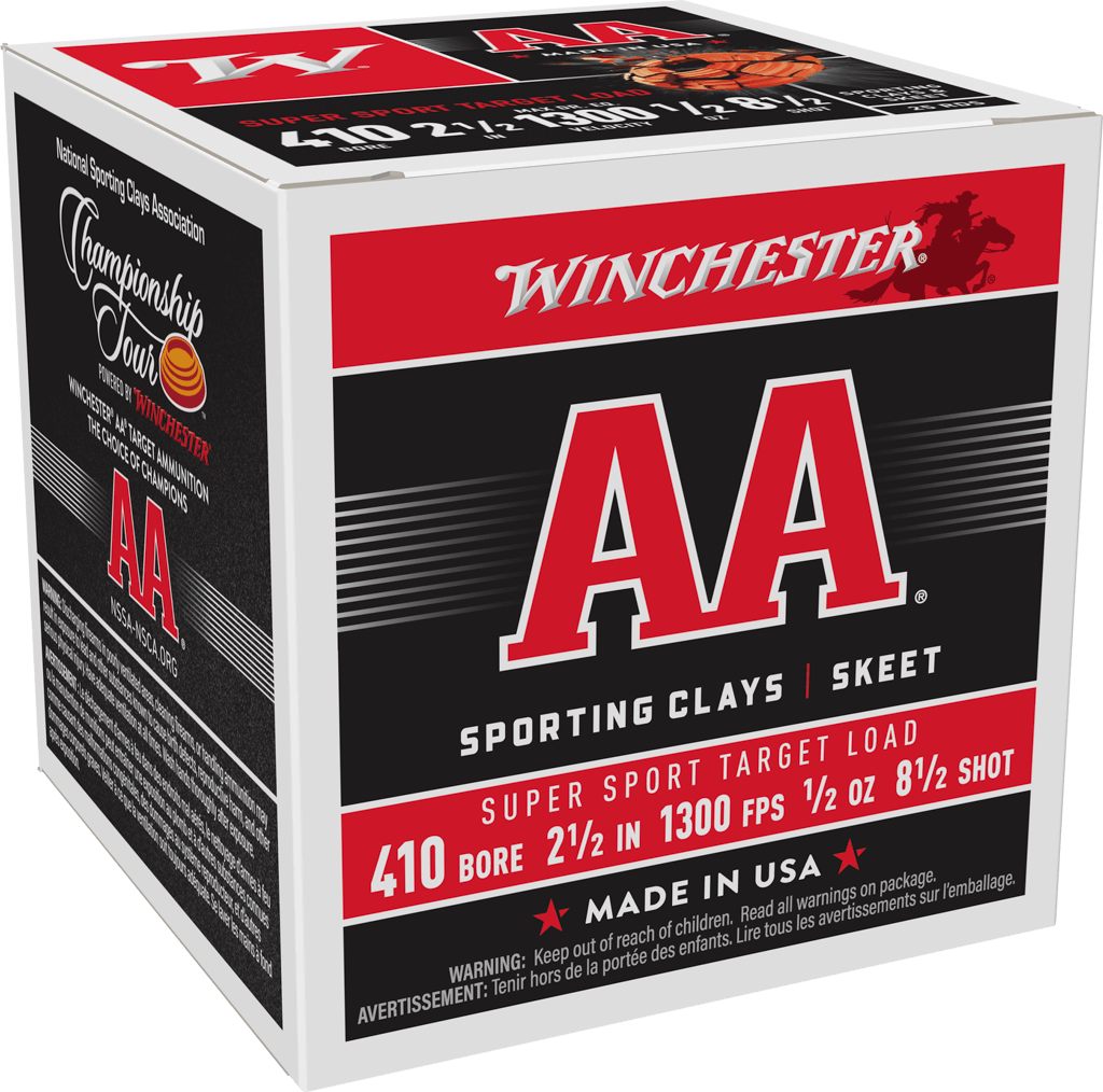 Winchester Ammunition Ammo AASC4185 Super Sport Clay 410 Gauge 2.50in 1/2oz