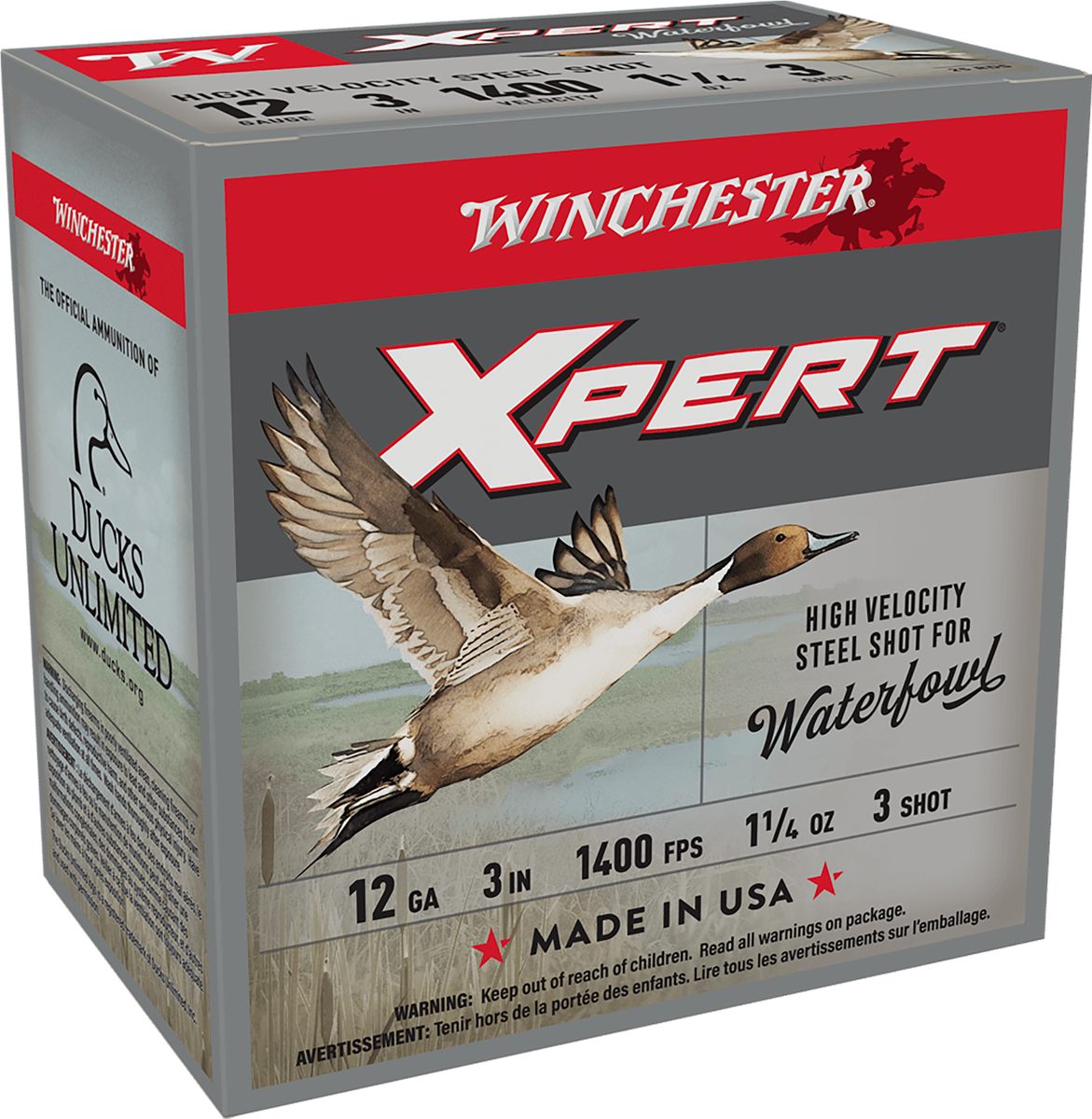 Winchester Ammunition Ammo WEX123H3 Super X Xpert High Velocity 12 Gauge 3i