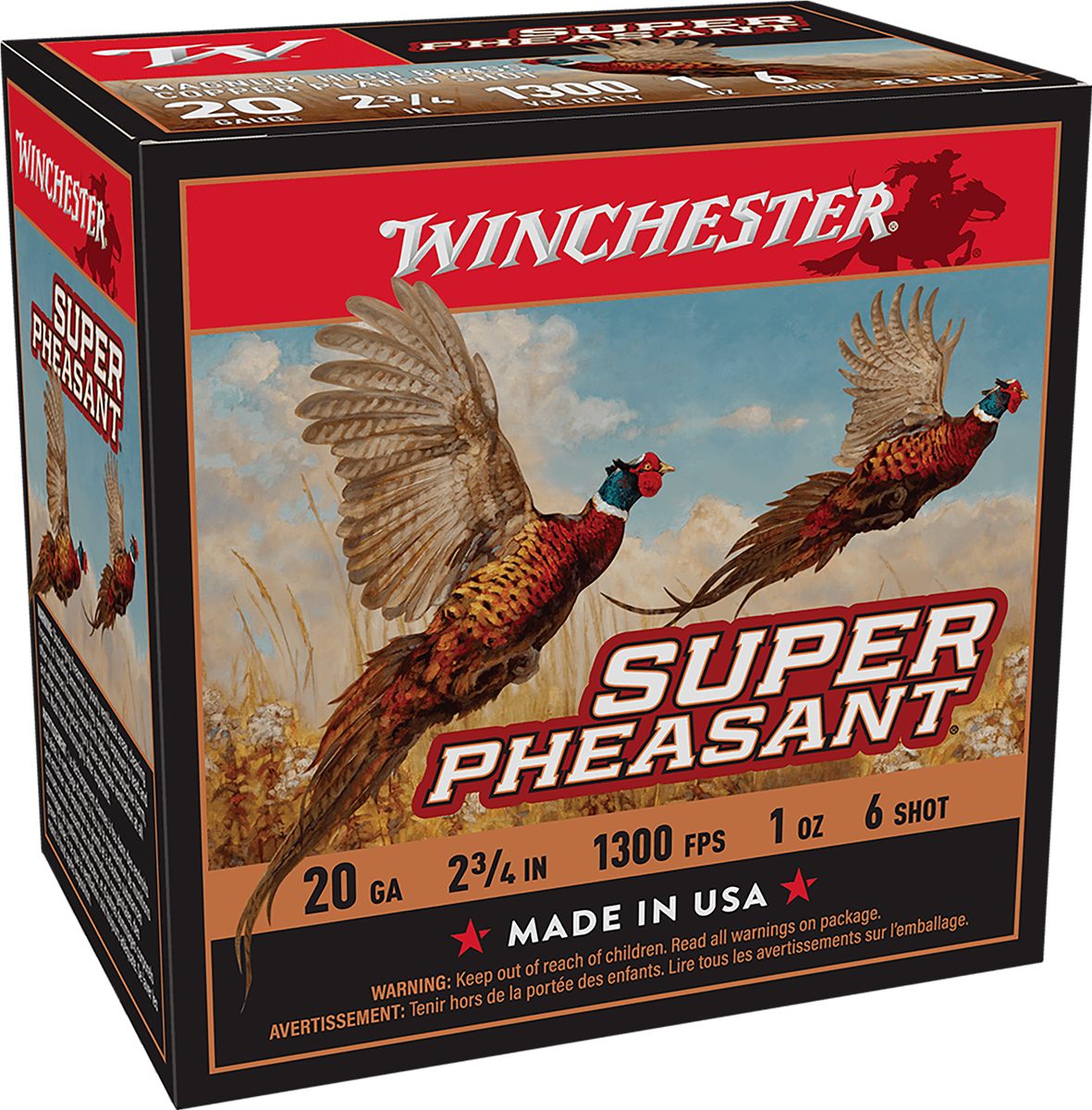 Winchester Ammunition Ammo X20PH6 Super Pheasant Magnum High Brass 20 Gauge