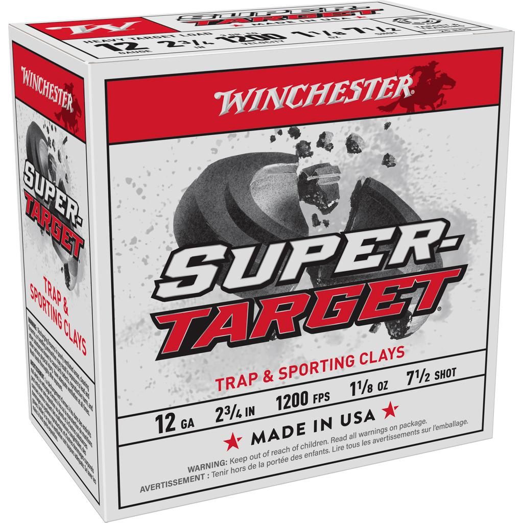 Winchester Ammunition Ammo TRGT12M7 Super-Target Heavy 12 Gauge 2.75in 1 1/