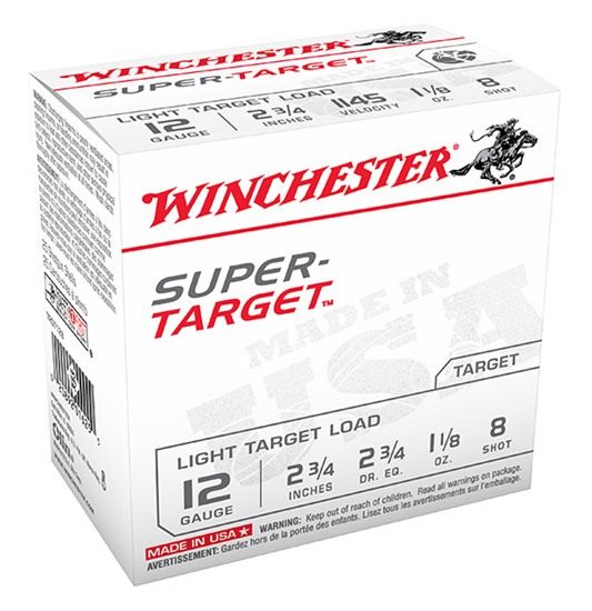 Winchester Ammunition Ammo TRGT128 Super-Target Light 12 Gauge 2.75in 1 1/8 view 3