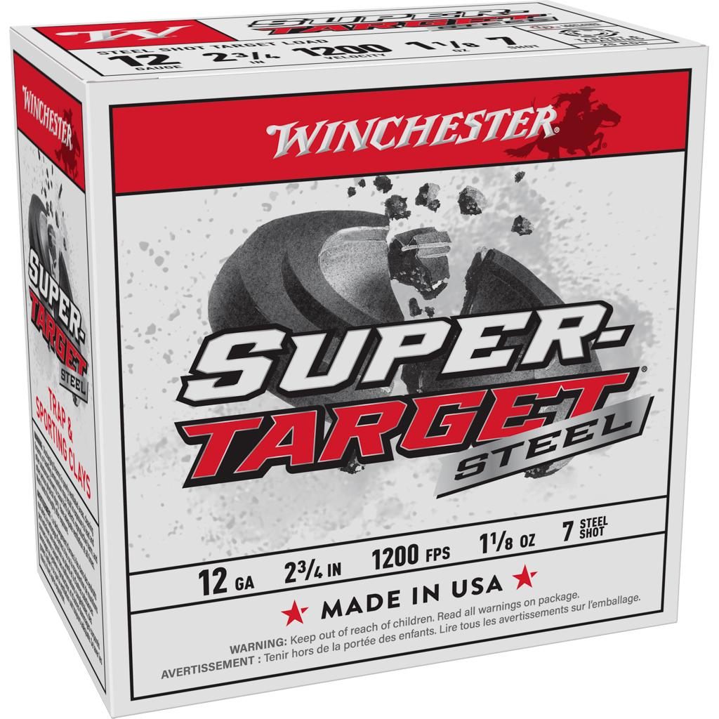 Winchester Ammo TRGT12S7 Super-Target 12 Gauge 2.75in 1 1/8oz 7 Shot 25 Per view 2
