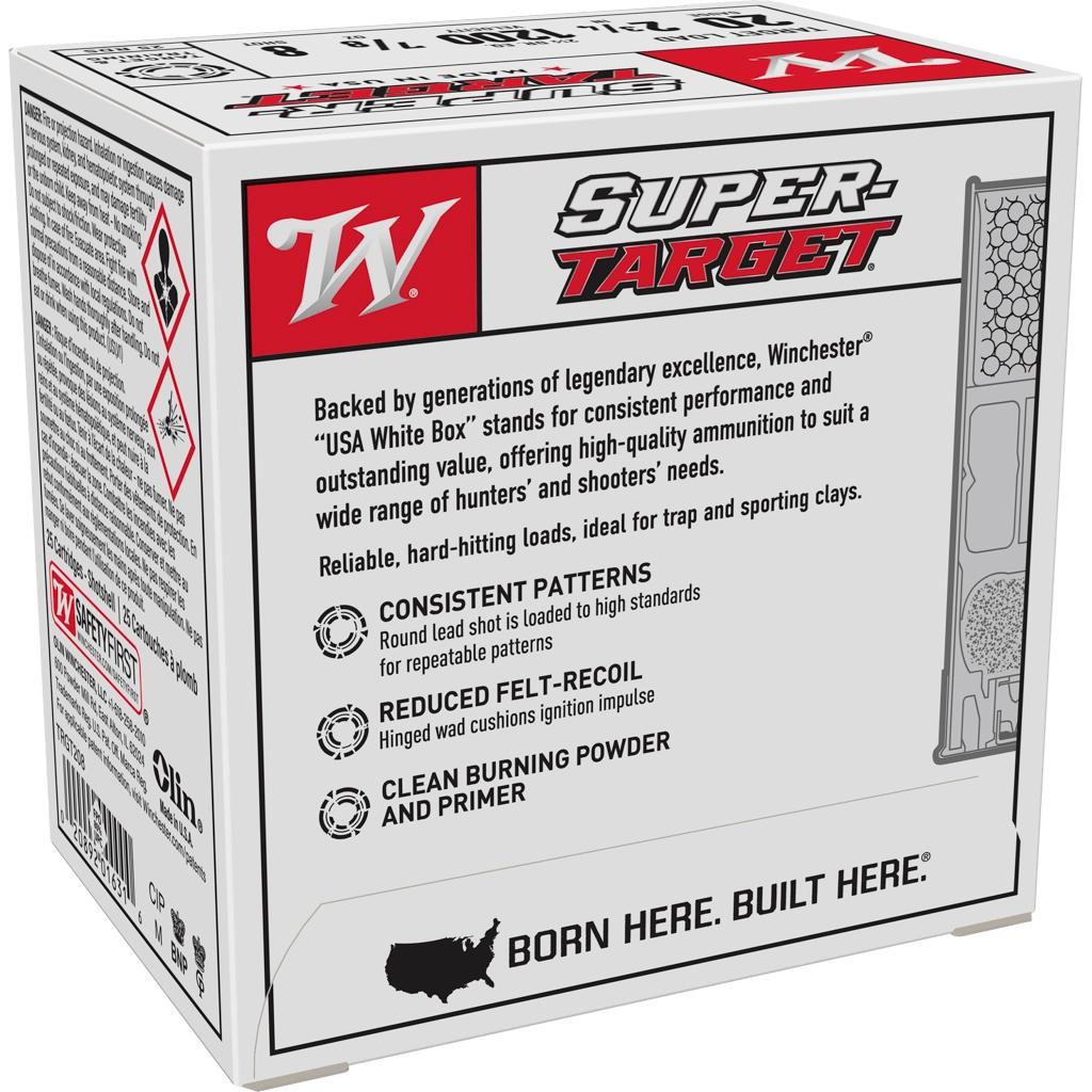 Winchester Ammunition Ammo TRGT208 Super-Target 20 Gauge 2.75in 7/8oz 8 Sho view 2