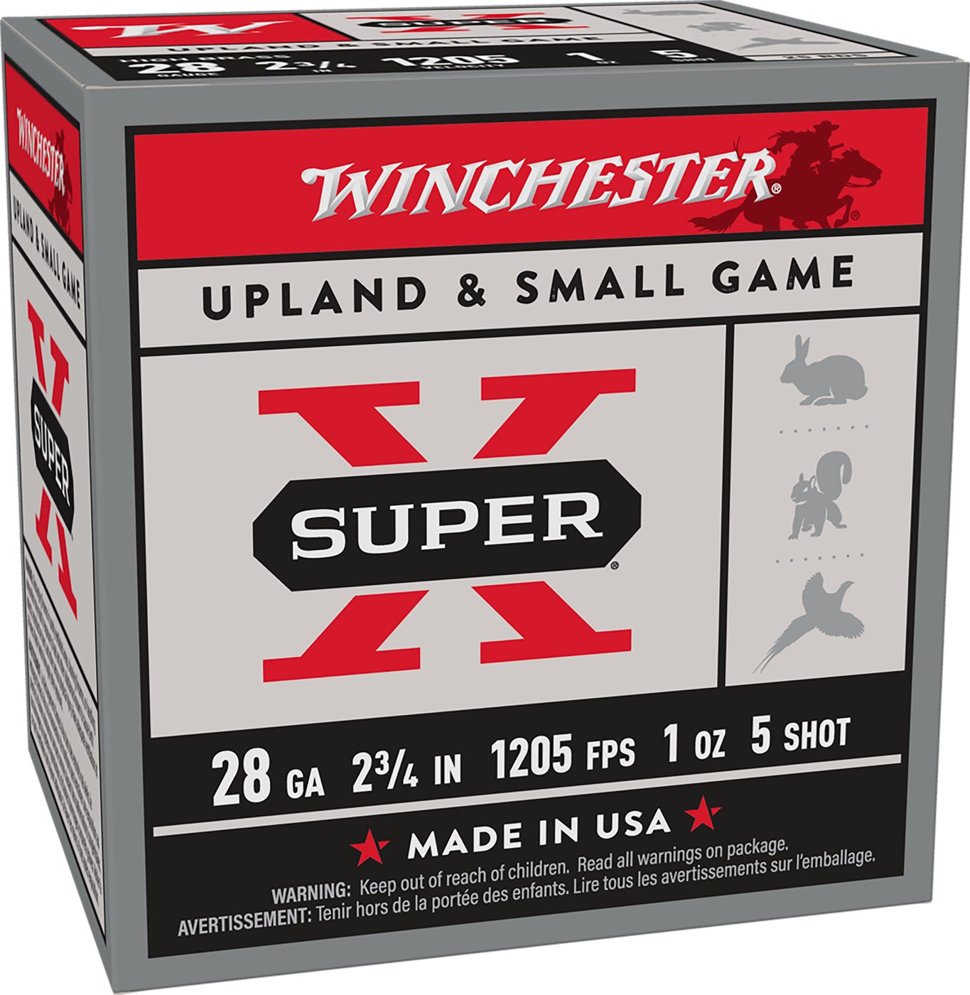 Winchester Ammunition Ammo X28H5 Super X Heavy Game Load High Brass 28 Gaug