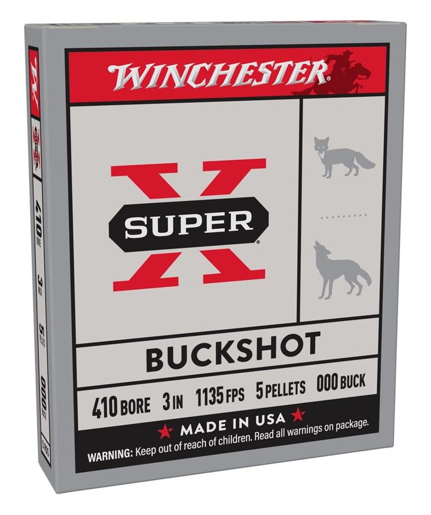 Winchester Ammunition Ammo XB413 Super X 410 Gauge 3in 5 Pellets 000 Buck S view 2