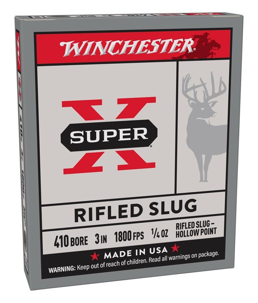 Winchester Ammunition Ammo X413RS5 Super X 410 Gauge 3in 1/4oz Rifled Slug view 2
