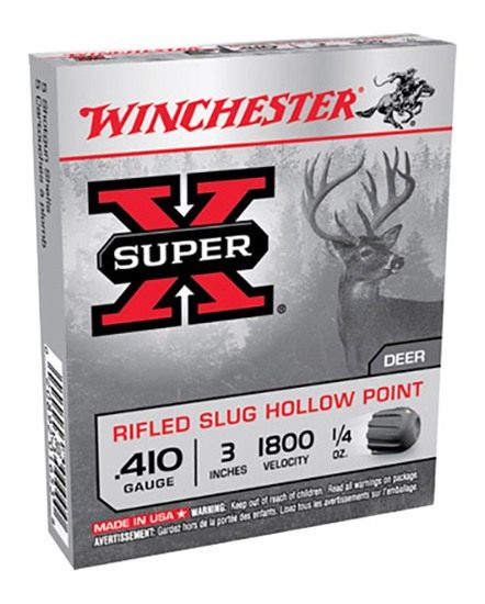 Winchester Ammunition Ammo X413RS5 Super X 410 Gauge 3in 1/4oz Rifled Slug view 4