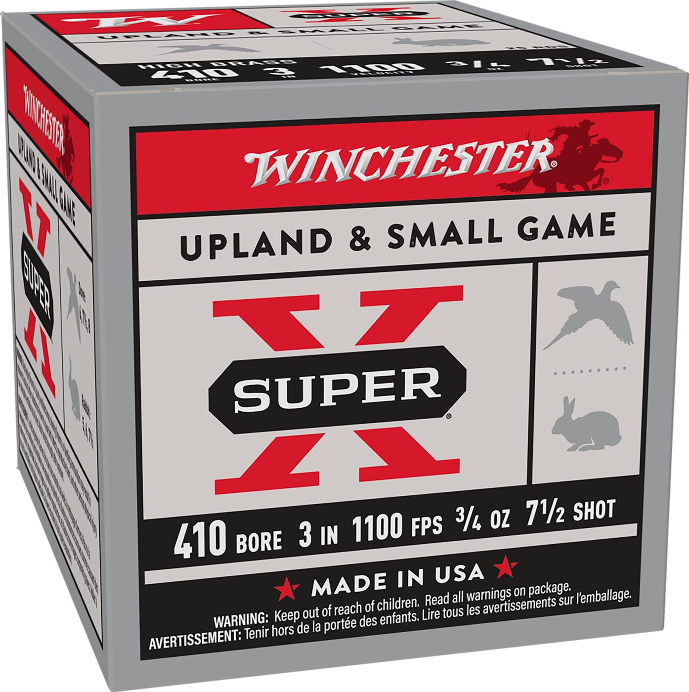 Winchester Ammunition Ammo X413H7 Super X Heavy Game Load High Brass 410 Ga