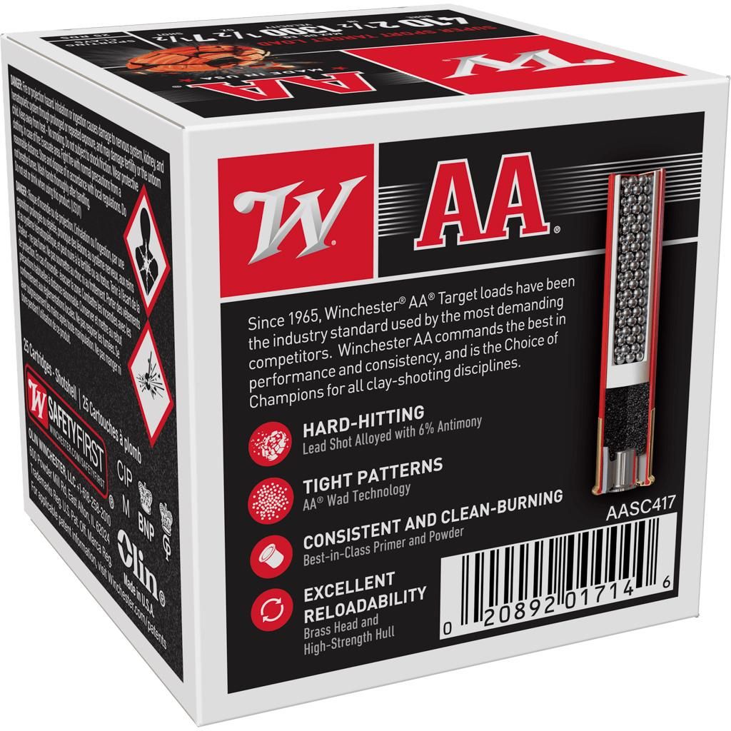 Winchester Ammunition Ammo AASC417 Super Sport Clay 410 Gauge 2.50in 1/2oz view 2