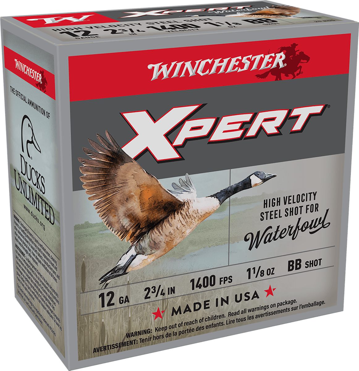 Winchester Ammunition Ammo WEX12HBB Super X Xpert High Velocity 12 Gauge 2.
