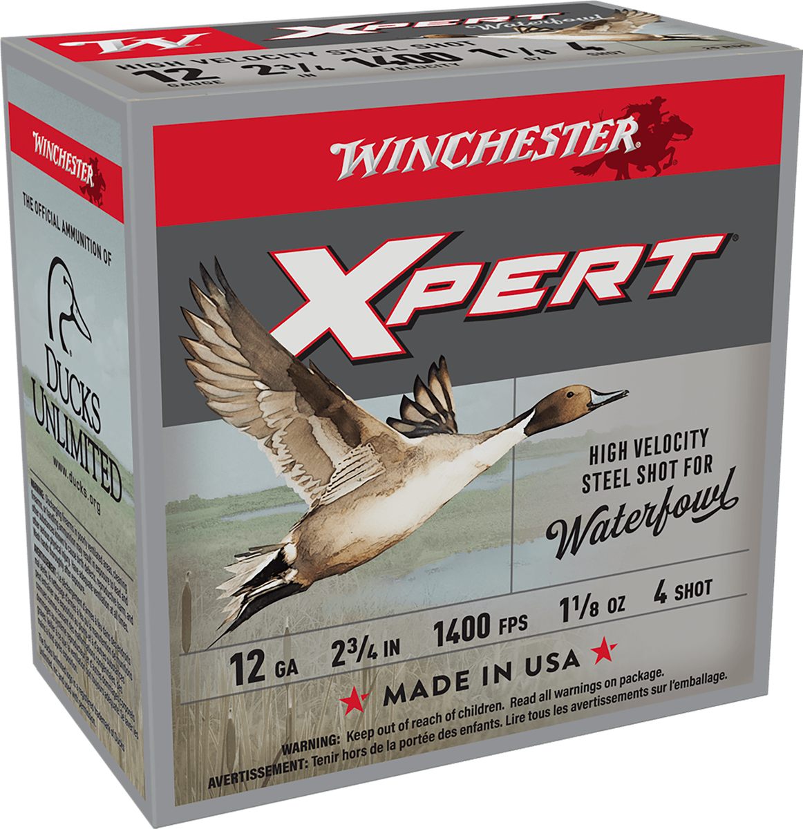 Winchester Ammunition Ammo WEX12H4 Super X Xpert High Velocity 12 Gauge 2.7