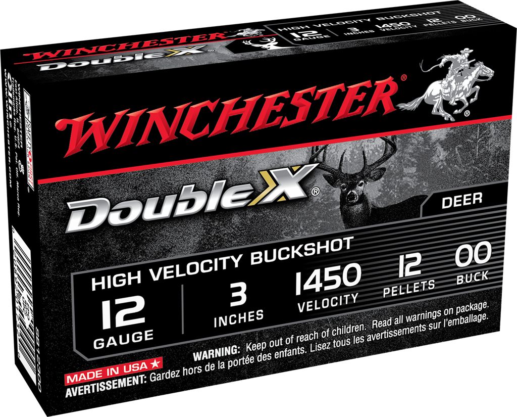 Winchester Ammunition Ammo SB12300 Double X High Velocity 12 Gauge 3in Pell