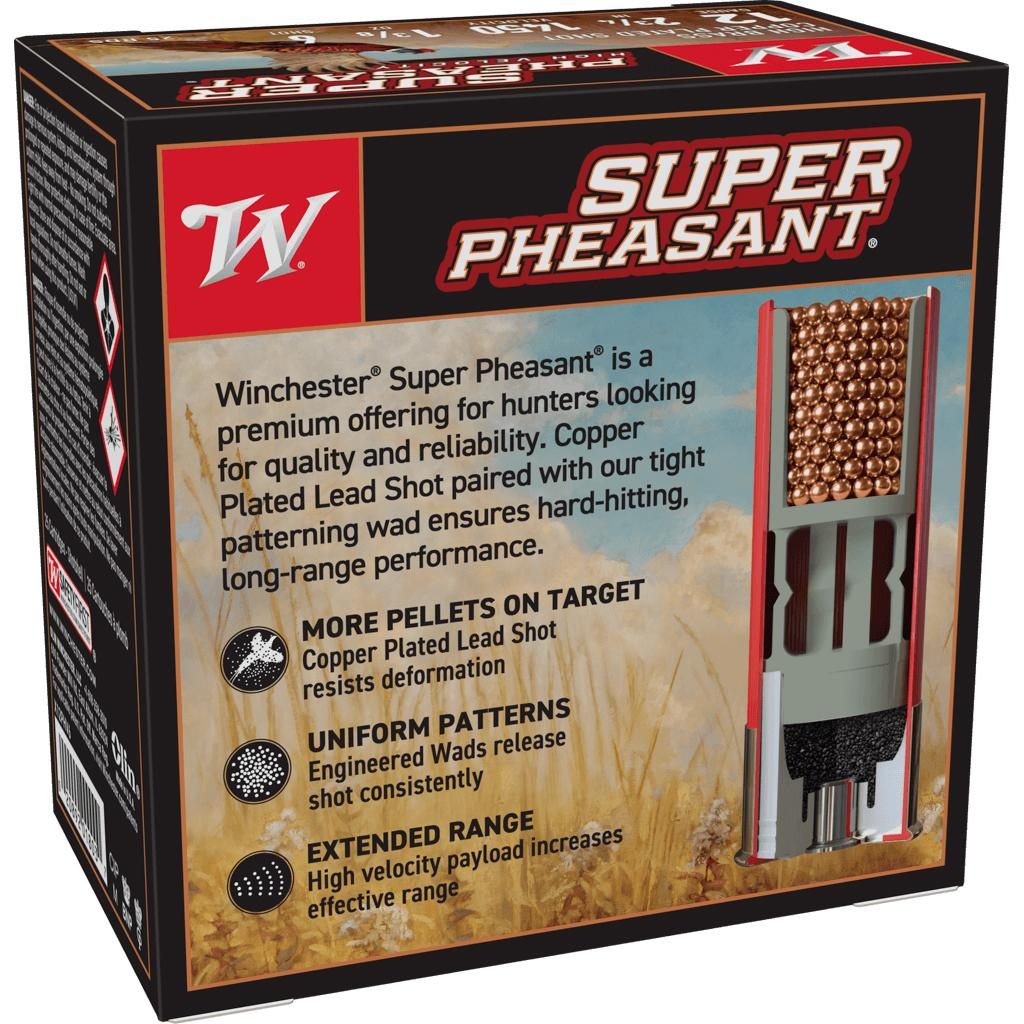 Winchester Ammunition Ammo X12PHV6 Super Pheasant High Velocity Brass 12 Ga view 2