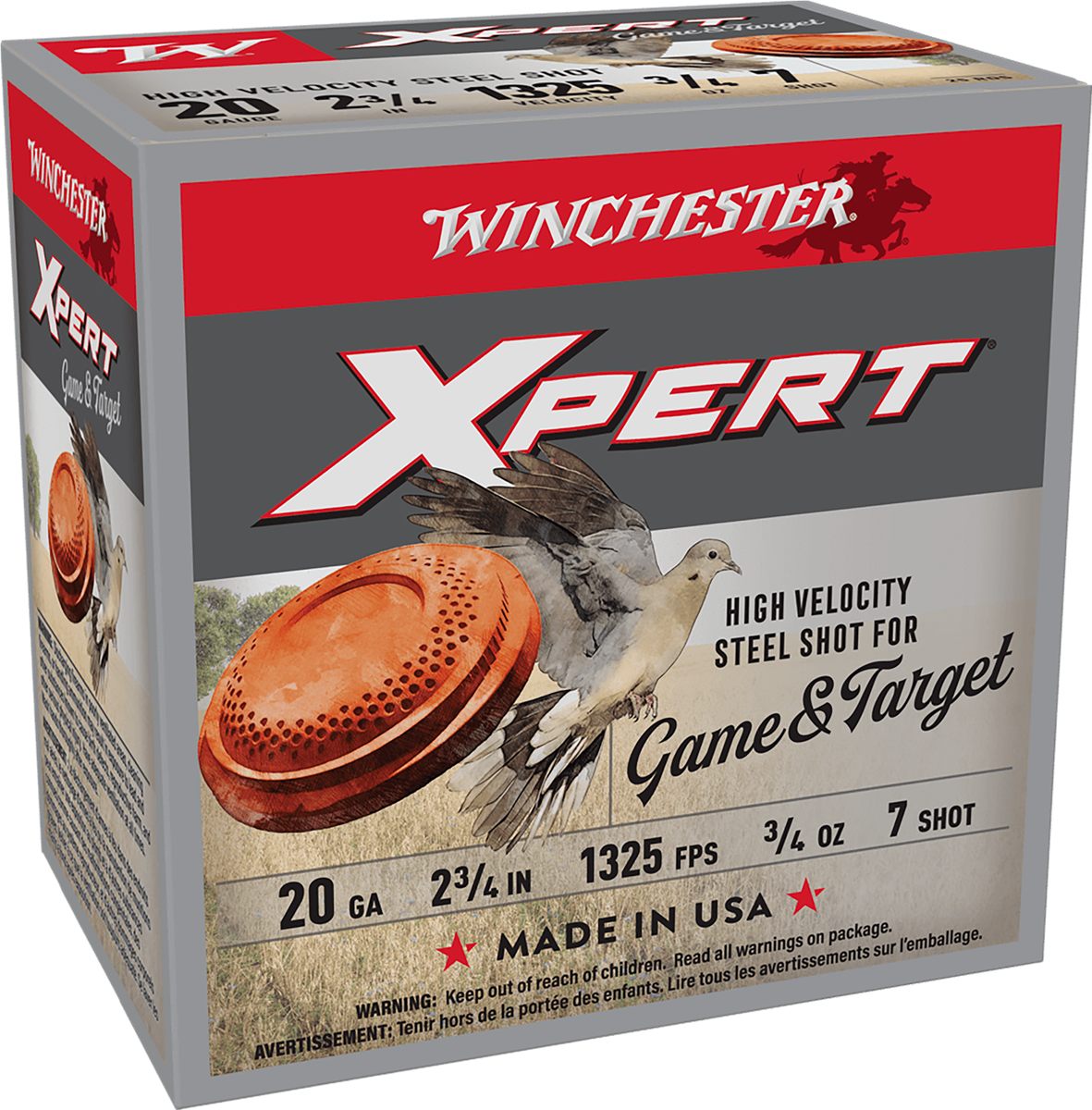 Winchester Ammo WE20GT7 Super X Xpert High Velocity 20 Gauge 2.75in 3/4oz 7