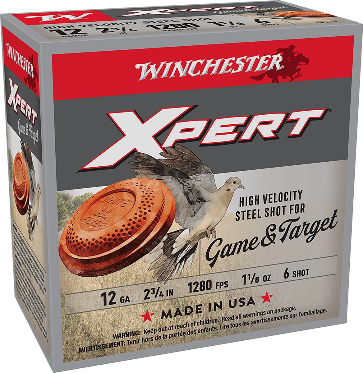 Winchester Ammo WE12GTH6 Super X Xpert High Velocity 12 Gauge 2.75in 1 1/8o