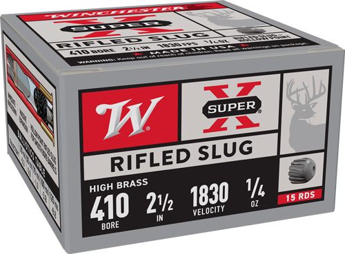 Winchester Ammo X41RS5VP Super X 410 Gauge 2.50in 1/5oz Rifled Slug Shot 15 view 2