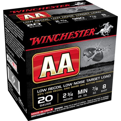 Winchester Ammunition Ammo AA20FL8 Low Recoil 20 Gauge 2.75in 7/8oz 8 Shot view 2