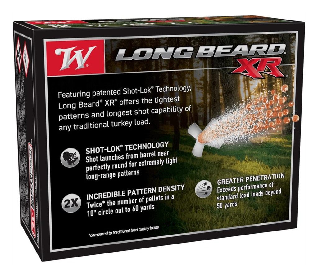 Winchester Ammo STLB12L4 Long Beard XR Shot-Lok 12 Gauge 3.50in 2oz 4 10 Pe view 2