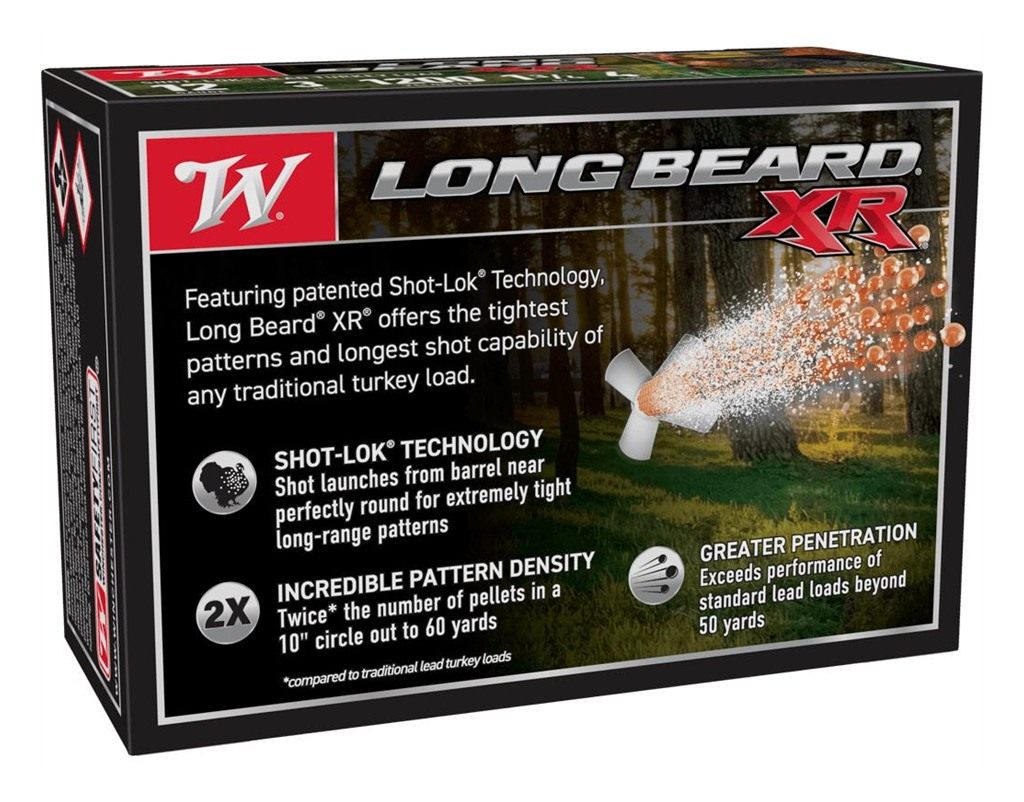 Winchester Ammunition Ammo STLB1234 Long Beard XR Shot-Lok 12 Gauge 3in 1 3