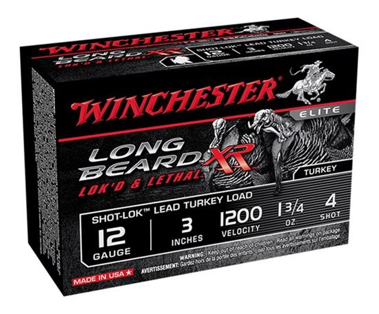 Winchester Ammunition Ammo STLB1234 Long Beard XR Shot-Lok 12 Gauge 3in 1 3 view 4