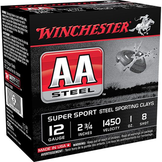Winchester Ammunition Ammo AASCL12S8 Super Sport Clay 12 Gauge 2.75in 1oz 8 view 2