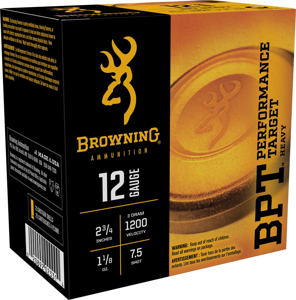 Browning Ammunition Ammo B193621227 BPT Performance Target Heavy 12 Gauge 2