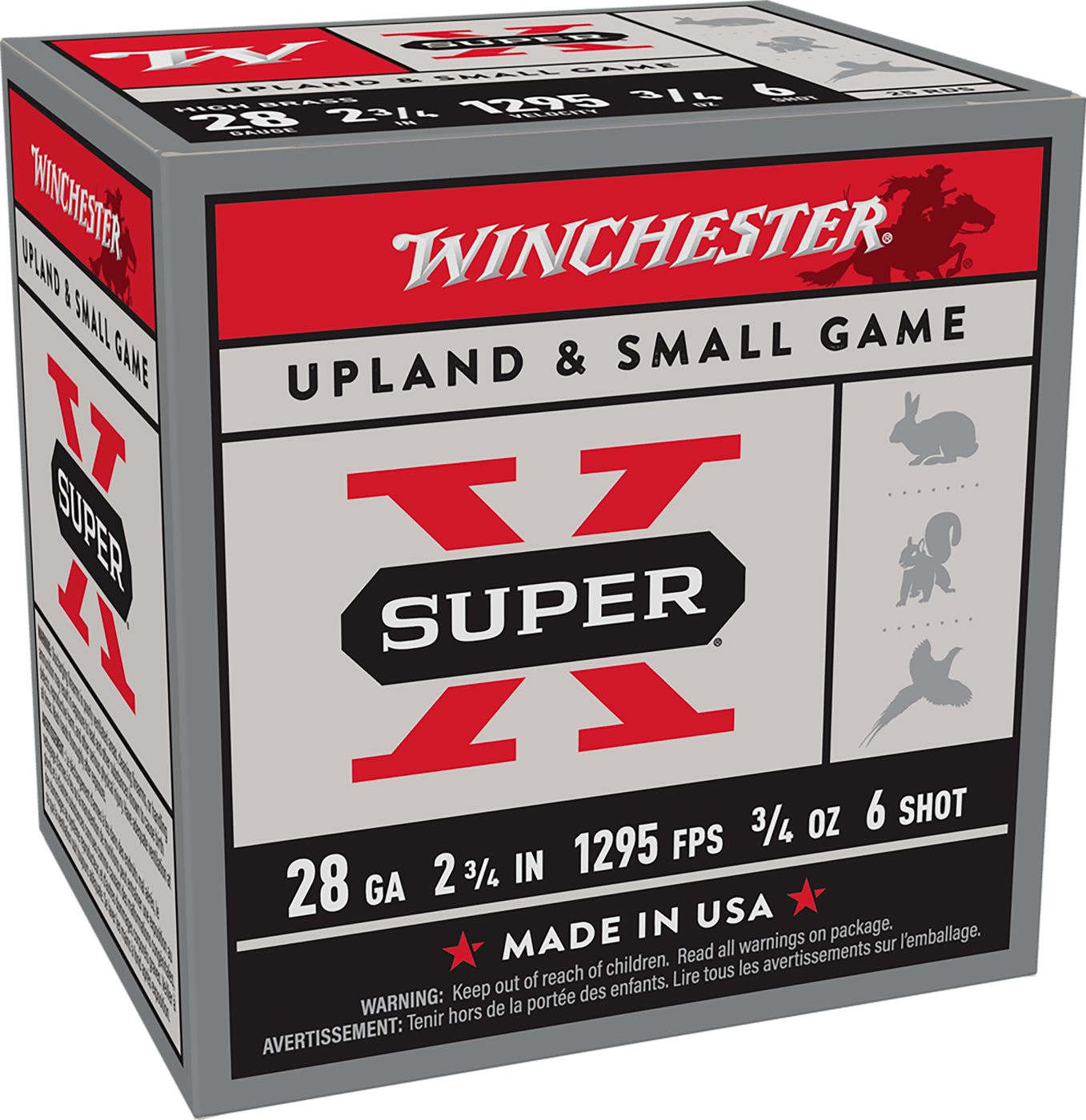 Winchester Ammunition Ammo X286 Super X Heavy Game Load High Brass 28 Gauge