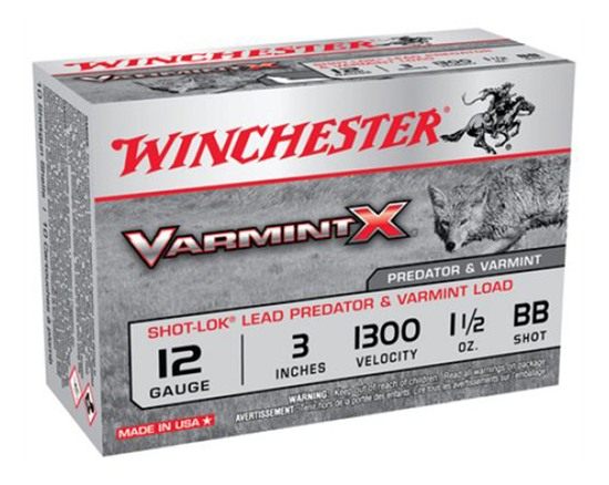Winchester Ammunition Ammo X123VBB Varmint X Shot-Lok 12 Gauge 3in 1 1/2oz view 2