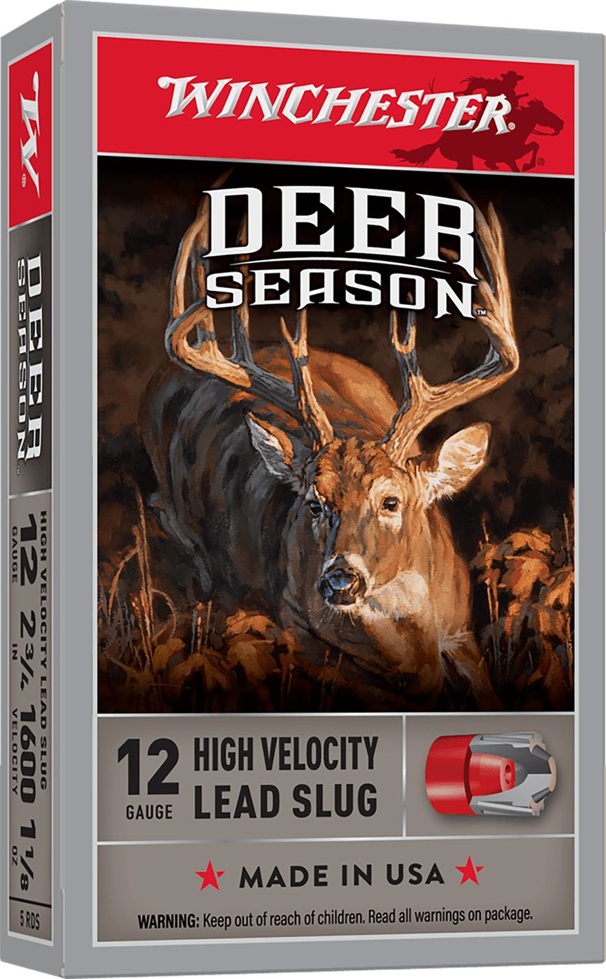 Winchester Ammunition Ammo X12DS Deer Season High Velocity 12 Gauge 2.75in