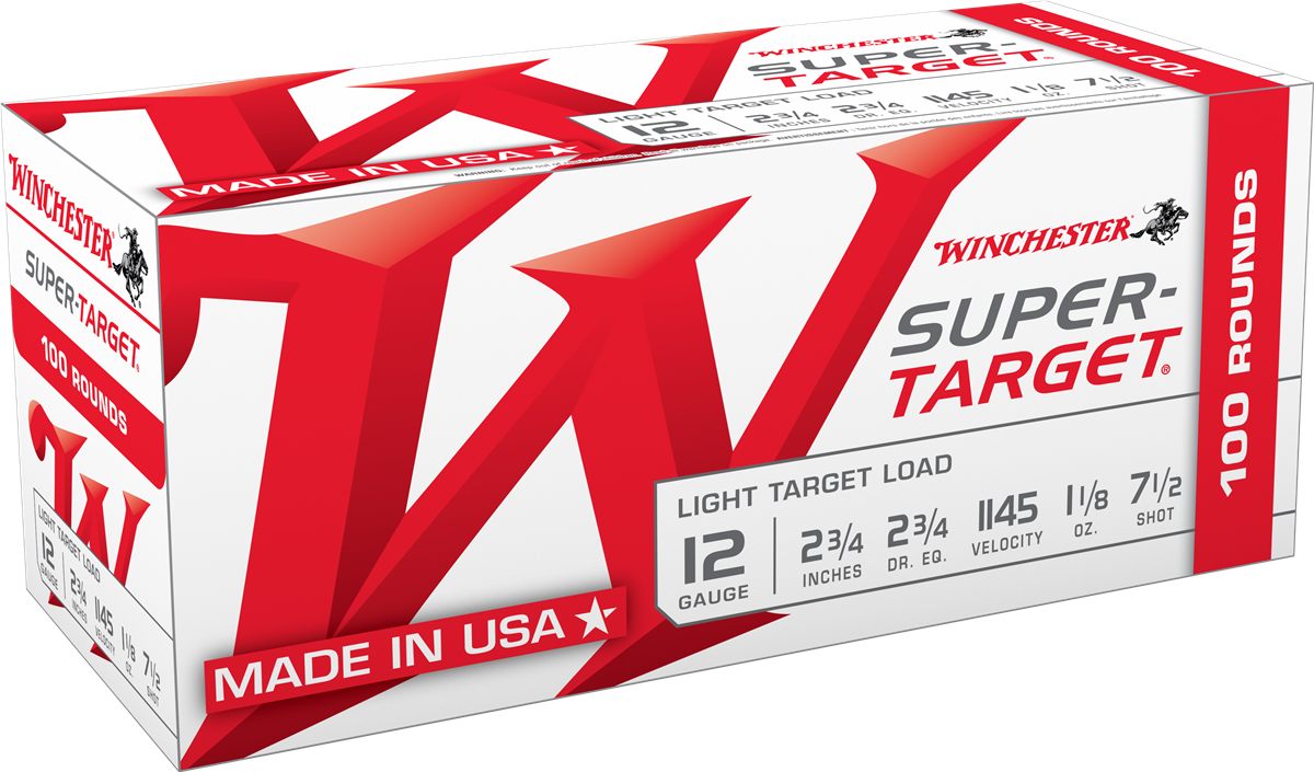 Winchester Ammunition Ammo TRGT127VP Super-Target Light 12 Gauge 2.75in 1 1