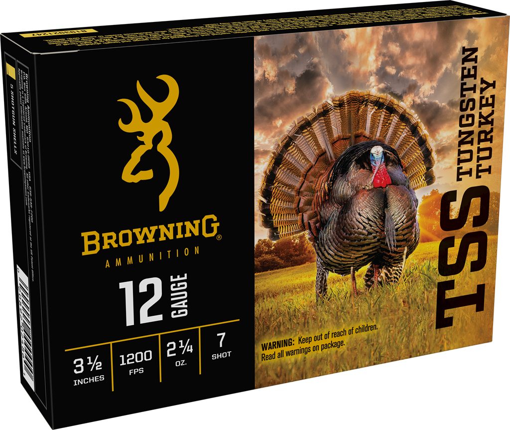 Browning Ammunition Ammo B193921247 TSS Tungsten Turkey 12 Gauge 3.50in 2 1