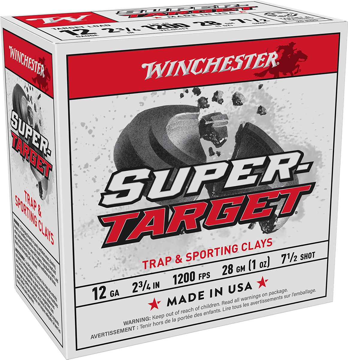 Winchester Ammunition Ammo TRGT12007 Super-Target Light 12 Gauge 2.75in 1oz