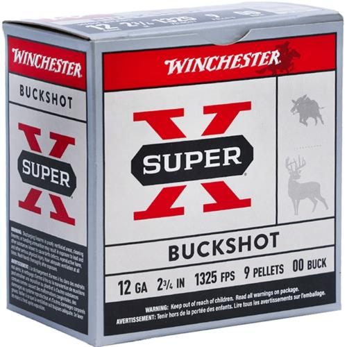 Winchester Ammo XB1200VP25 Super X 12 Gauge 2.75in 00 Buck Shot 25 Per Box/ view 4