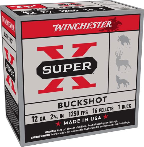 Winchester Ammunition Ammo XB121VP25 Super X 12 Gauge 2.75in 16 Pellets 1 B view 2