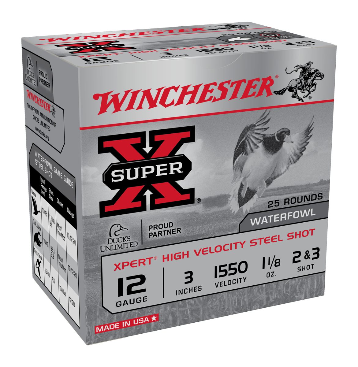 Winchester Ammunition Ammo WEX12323 Super X Xpert 12 Gauge 3in 1 1/8oz 2/3