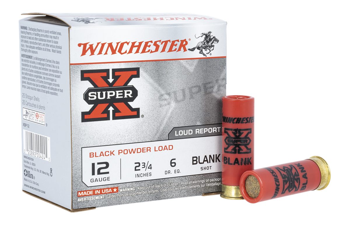 Winchester Ammo 12 GA 2-3/4in Super-X Blank - Smoke Noise 25 RD/BX 10 BX/CS