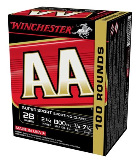 Winchester Ammunition Ammo AASC287VP Sporting Clay 28 Gauge 2.75in 3/4oz 7. view 2