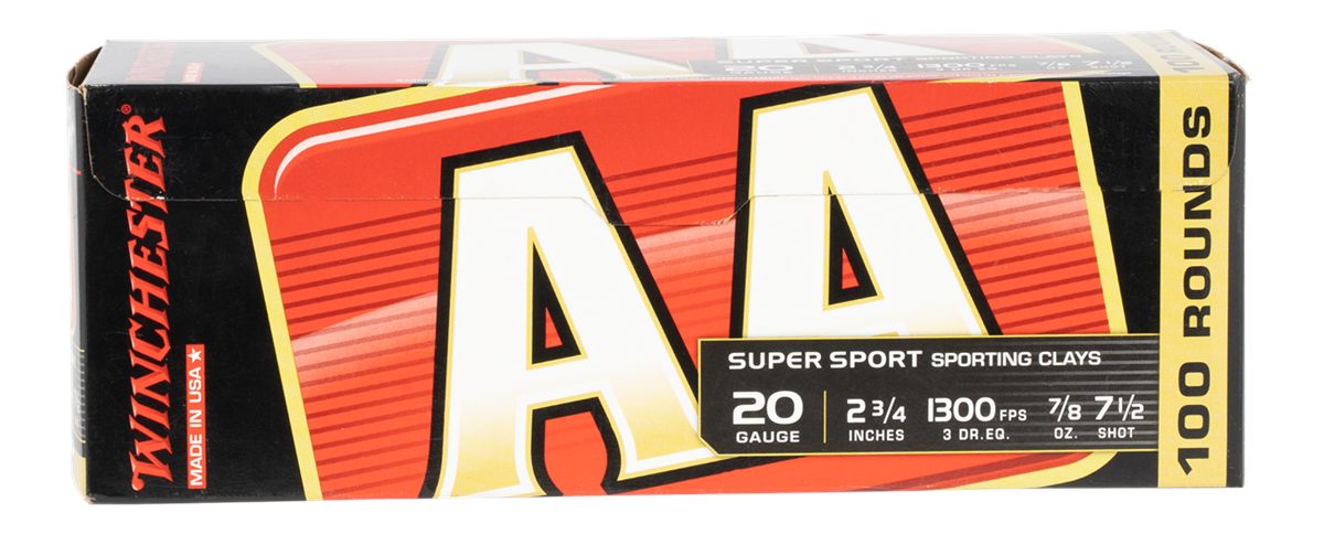 Winchester Ammunition Ammo AASC207VP Sporting Clay 20 Gauge 2.75in 7/8oz 7.