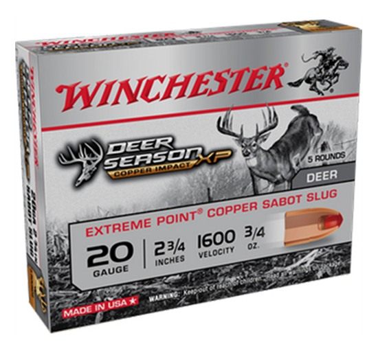 Winchester Ammunition Ammo X20CLF Copper Impact 20 Gauge 2.75in 3/4oz Sabot view 2