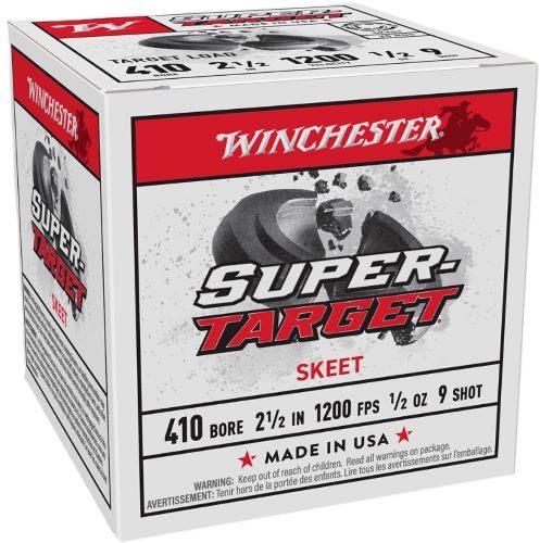 Winchester Ammunition Target 410 2-1/2in 1/2OZ 9 250RD Case