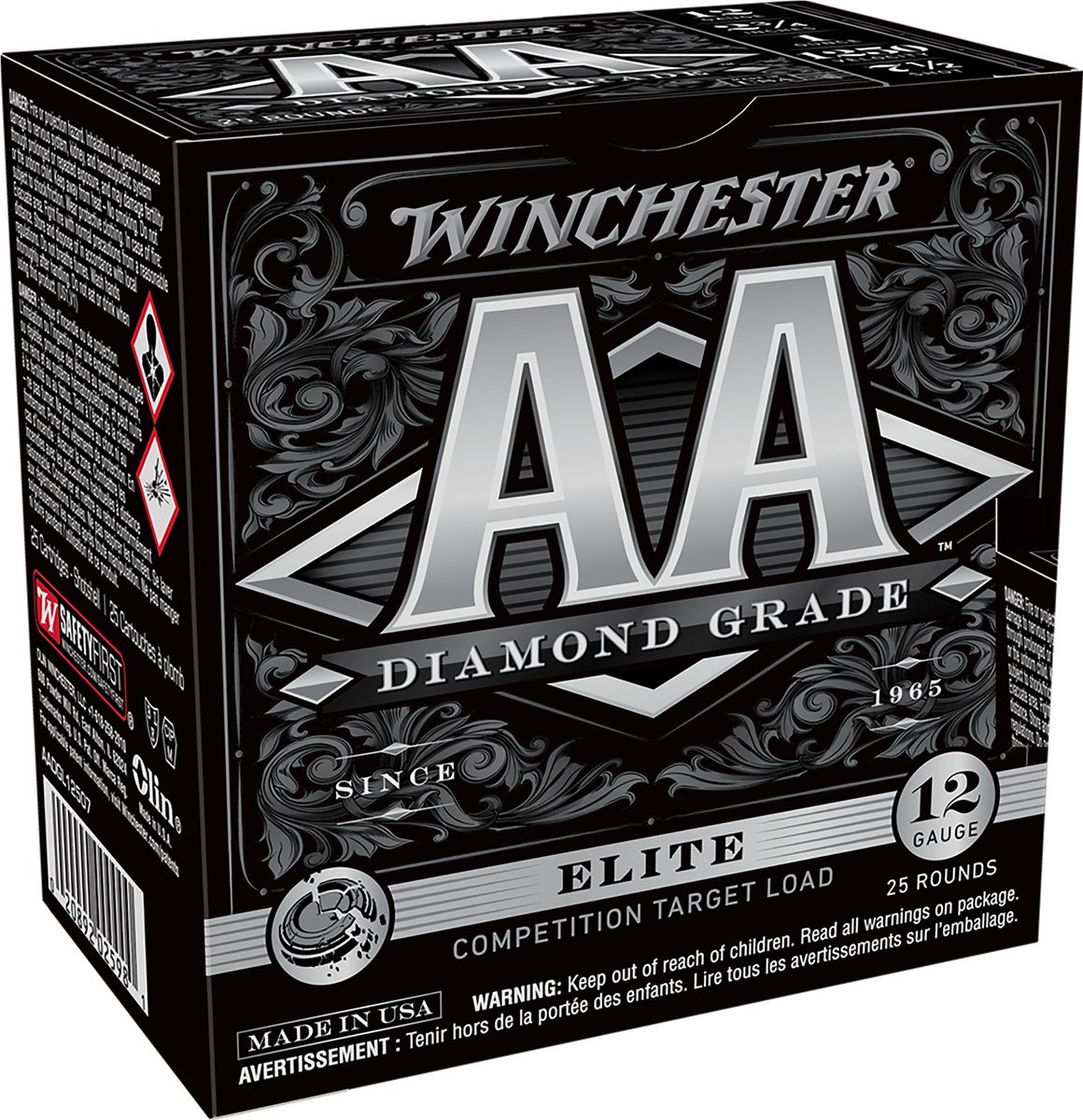 Winchester Ammunition Ammo AADGL12507 Diamond Grade 12 Gauge 2.75in 1 oz 7.