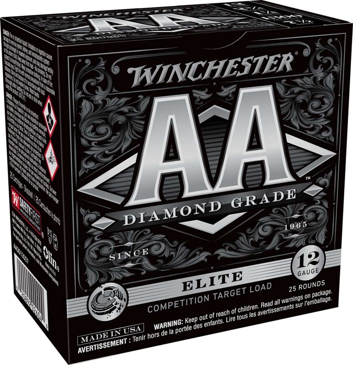 Winchester Ammunition Ammo AADG13007 Diamond Grade 12 Gauge 2.75in 1 1/8oz