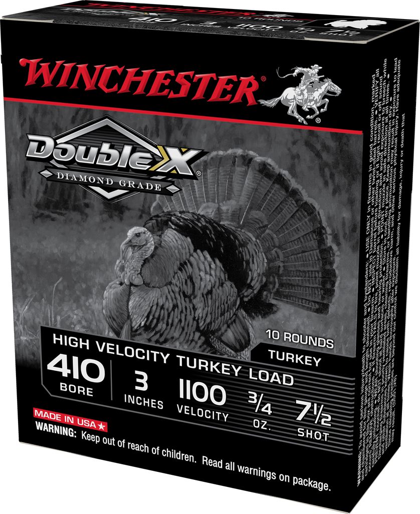 Winchester Ammunition Ammo STH4137 Double X Diamond Grade 410 Gauge 3in 3/4 view 2