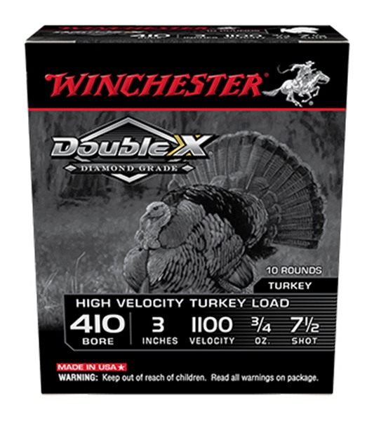 Winchester Ammunition Ammo STH4137 Double X Diamond Grade 410 Gauge 3in 3/4 view 6