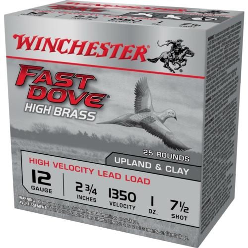 Winchester Ammunition Ammo WFD127B Fast Dove Clay High Brass 12 Gauge 2.75i view 2