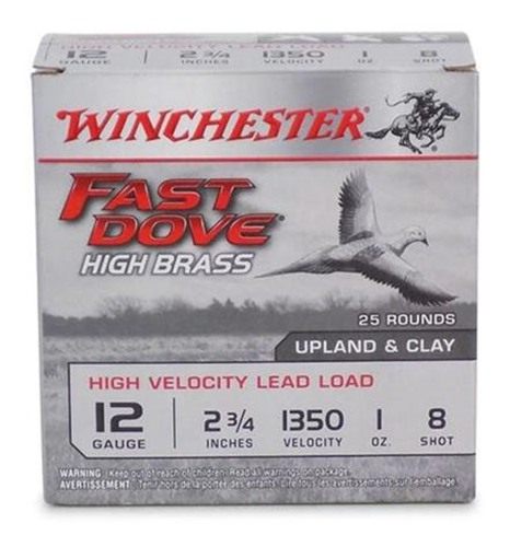 Winchester Ammunition Ammo WFD128B Fast Dove Clay High Brass 12 Gauge 2.75i view 2