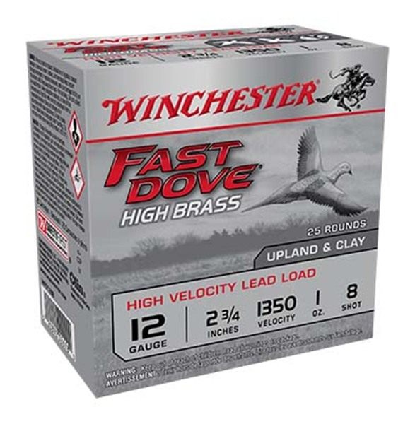 Winchester Ammunition Ammo WFD128B Fast Dove Clay High Brass 12 Gauge 2.75i view 3