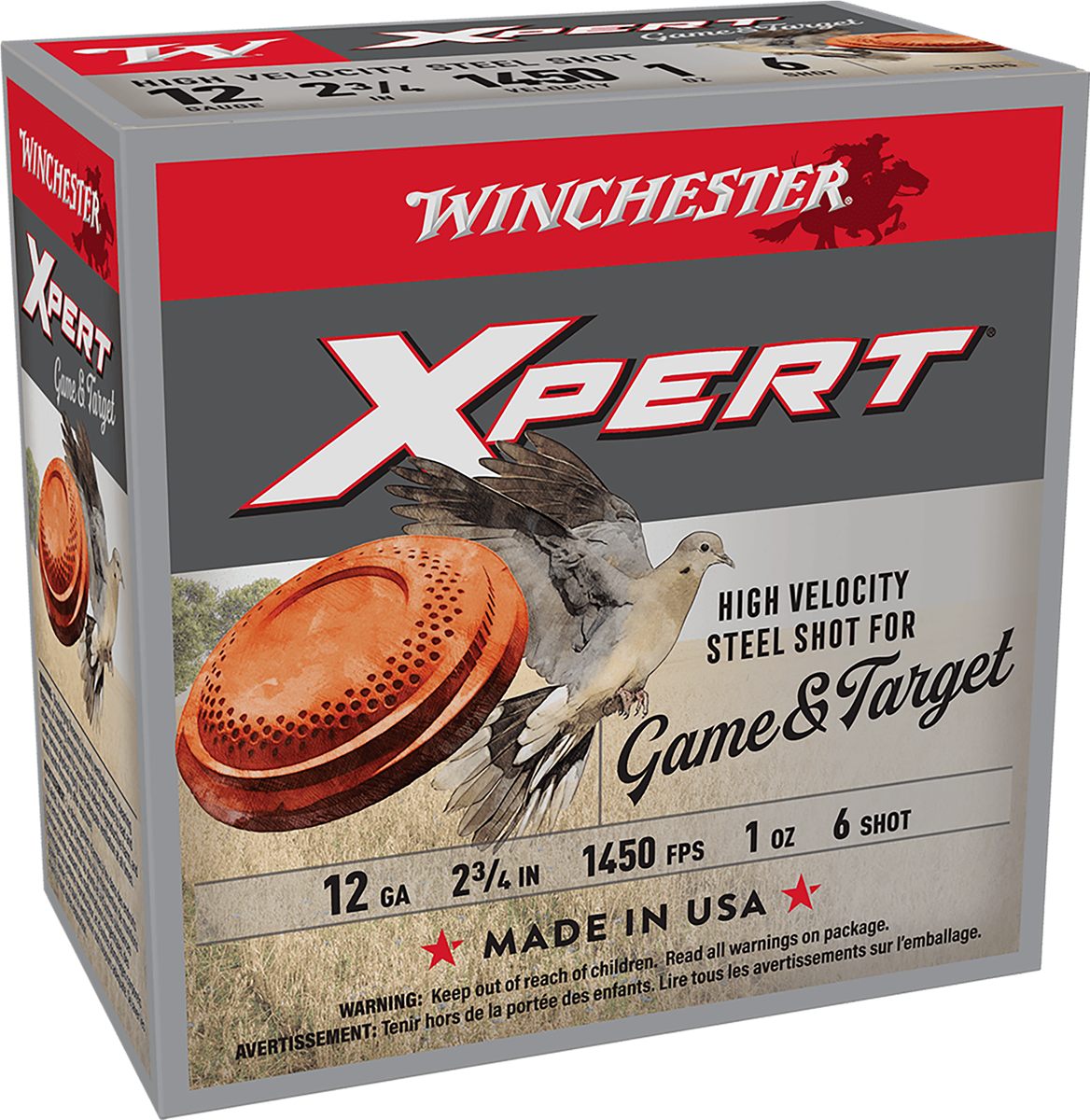 Winchester Ammunition Ammo WE12GTHV6 Xpert High Velocity 12 Gauge 2.75in 1o