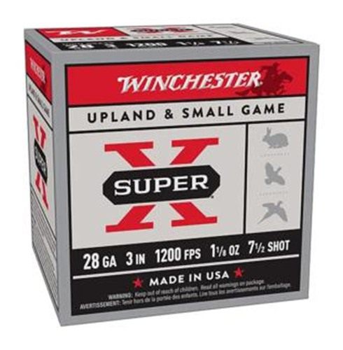 Winchester Ammunition Ammo X2837 Super X 28 Gauge 3in 1 1/8oz 7.5 Shot 25 P view 2