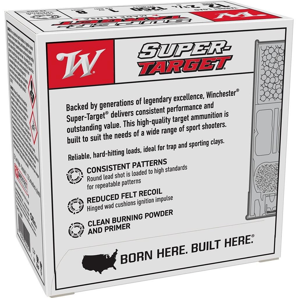 Winchester Ammunition Ammo TRGT12508 Super-Target 12 Gauge 2.75in 1oz 8 Sho view 2